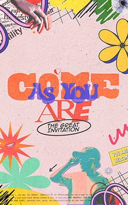 Come As You Are: Bifold Bulletin Cover