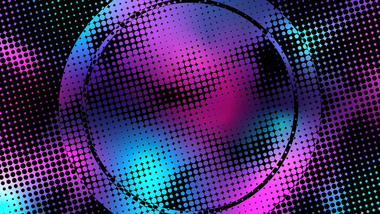 Halftones Gradient Collection: Halftones Gradient 4 Still
