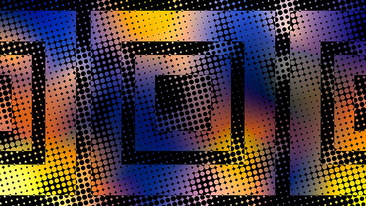 Halftones Gradient Collection: Halftones Gradient 9 Motion