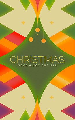 Christmas - Hope & Joy: Bifold Bulletin Cover