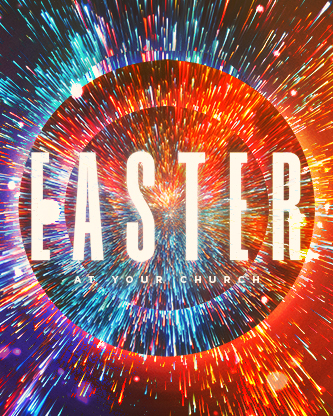 Easter At Your Church - Bright Vortex: Social Post