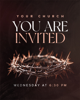 Good Friday - Blood Drop Moody Crown Service Times 1: Social Post
