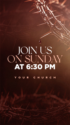 Good Friday - Blood Drop Moody Crown Service Times 3: Social Story