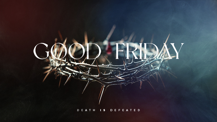 Good Friday - Blood Drop Moody Crown: Title Graphics