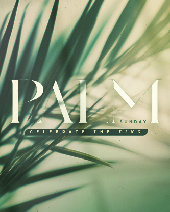 Palm Sunday - Green Palm Branches: Social Post