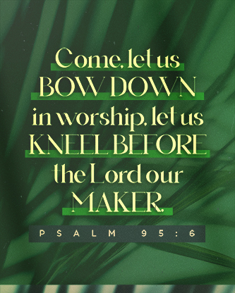 Palm Sunday - Green Palm Branches Scripture 2: Social Post
