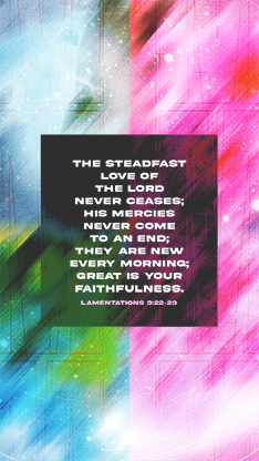 New Mercies Collage Bloom - Scripture 1: Social Story