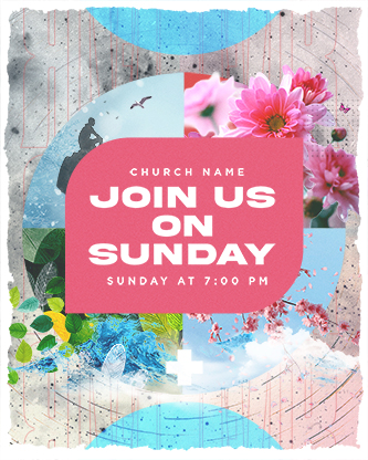 New Mercies Collage Bloom - Service Times 3: Social Post