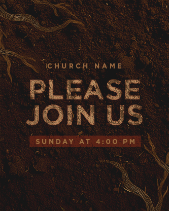 Rooted Rustic Roots - Service Times 3: Social Post