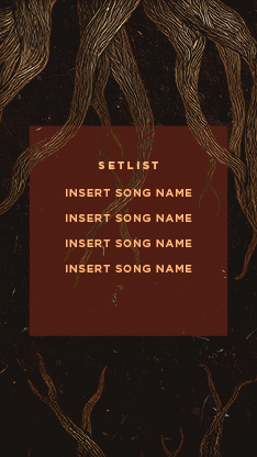 Rooted Rustic Roots - Setlist: Social Story
