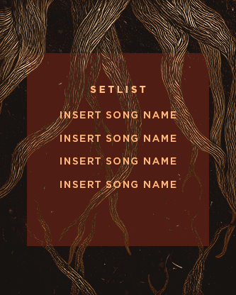 Rooted Rustic Roots - Setlist: Social Post