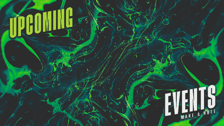 Called - Upcoming Events: Title Graphics