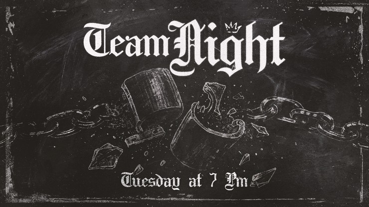 Unashamed Chalkboard - Team Night: Title Graphics